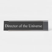 Porte-nom Pour Bureau Directeur de l'univers, (Devant)
