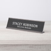 Porte-nom Pour Bureau Directeur exécutif (Devant)