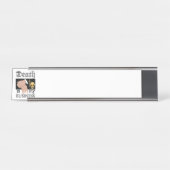 Porte-nom Pour Bureau Directeur funéraire (Devant)