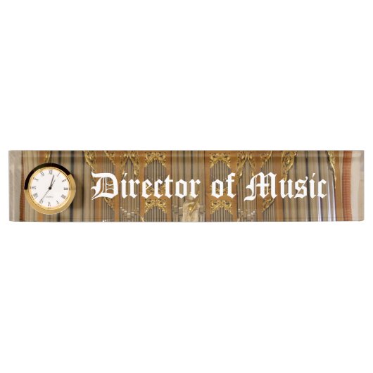 Porte-nom Pour Bureau Directeur musical (Devant)