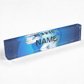 Porte-nom Pour Bureau Disques volants