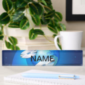 Porte-nom Pour Bureau Disques volants