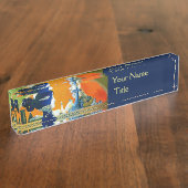 PORTE-NOM POUR BUREAU DIVA EN BLEU / HAIR BEAUTY MODE (Taille)