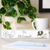 Porte-nom Pour Bureau Docteur