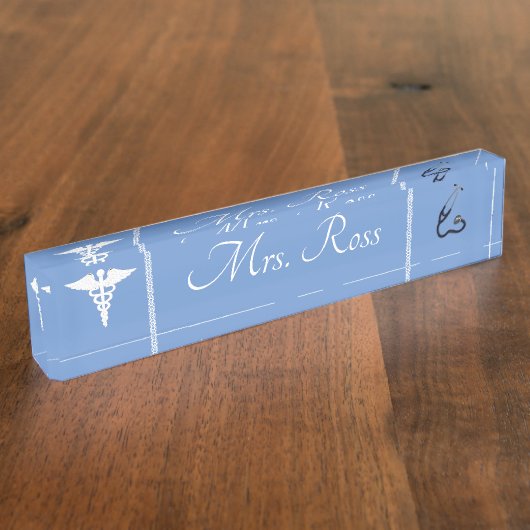 Porte-nom Pour Bureau Docteur (Taille)