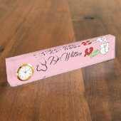 Porte-nom Pour Bureau Docteur Infirmière Bureau Médicale Destinée (Taille)