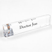 Porte-nom Pour Bureau Docteur Jon Nameplate