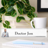 Porte-nom Pour Bureau Docteur Jon Nameplate