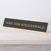 Porte-nom Pour Bureau Doggens (Devant)