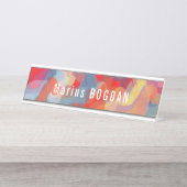 Porte-nom Pour Bureau dogues (Devant)