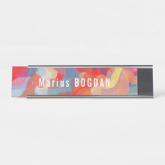 Porte-nom Pour Bureau dogues (Devant)