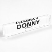 PORTE-NOM POUR BUREAU DONNY
