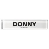PORTE-NOM POUR BUREAU DONNY (Devant)