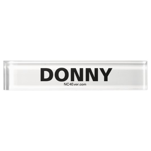 PORTE-NOM POUR BUREAU DONNY (Devant)