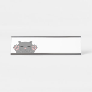 Porte-nom Pour Bureau Dormir de Cat
