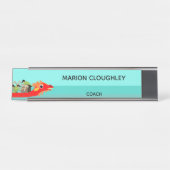 Porte-nom Pour Bureau Dragon Boat Racing (Devant)