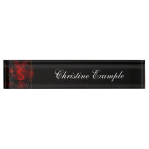Porte-nom Pour Bureau Dragon chinois