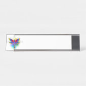 Porte-nom Pour Bureau Dragonfly en arc-en-ciel (Devant)