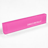 Porte-nom Pour Bureau Dragonfruit pink color