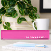 Porte-nom Pour Bureau Dragonfruit pink color