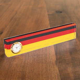 Porte-nom Pour Bureau Drapeau allemand