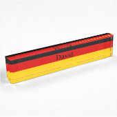 Porte-nom Pour Bureau Drapeau allemand