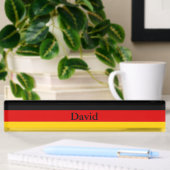 Porte-nom Pour Bureau Drapeau allemand
