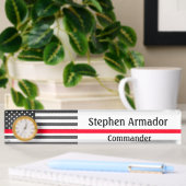 Porte-nom Pour Bureau Drapeau Américain