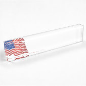 Porte-nom Pour Bureau Drapeau américain
