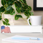 Porte-nom Pour Bureau Drapeau américain
