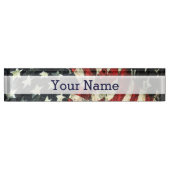 Porte-nom Pour Bureau Drapeau américain-Camouflage (Devant)