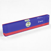 Porte-nom Pour Bureau Drapeau bélizien