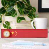 Porte-nom Pour Bureau Drapeau chinois