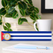 Porte-nom Pour Bureau Drapeau Cuba