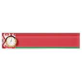 Porte-nom Pour Bureau drapeau de la Biélorussie (Devant)