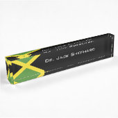 Porte-nom Pour Bureau Drapeau de la Jamaïque