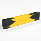 Porte-nom Pour Bureau Drapeau de la Jamaïque
