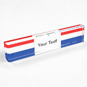 Porte-nom Pour Bureau Drapeau de la Pays-Bas