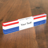 Porte-nom Pour Bureau Drapeau de la Pays-Bas (Taille)