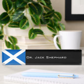 Porte-nom Pour Bureau Drapeau de l'Ecosse