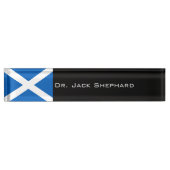 Porte-nom Pour Bureau Drapeau de l'Ecosse (Devant)