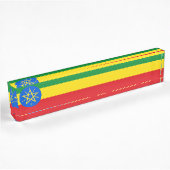 Porte-nom Pour Bureau Drapeau de l'Ethiopie