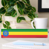 Porte-nom Pour Bureau Drapeau de l'Ethiopie