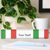 Porte-nom Pour Bureau Drapeau de l'Italie