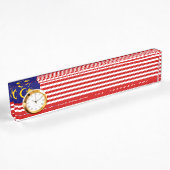 Porte-nom Pour Bureau Drapeau de Malaisie