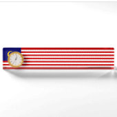 Porte-nom Pour Bureau Drapeau de Malaisie (Devant)