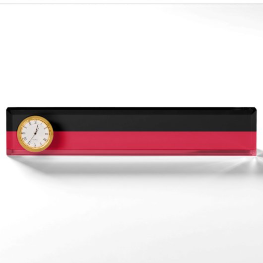 Porte-nom Pour Bureau Drapeau de Nimègue (Devant)