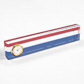Porte-nom Pour Bureau Drapeau des Pays-Bas