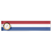 Porte-nom Pour Bureau Drapeau des Pays-Bas (Devant)