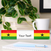 Porte-nom Pour Bureau Drapeau du Ghana